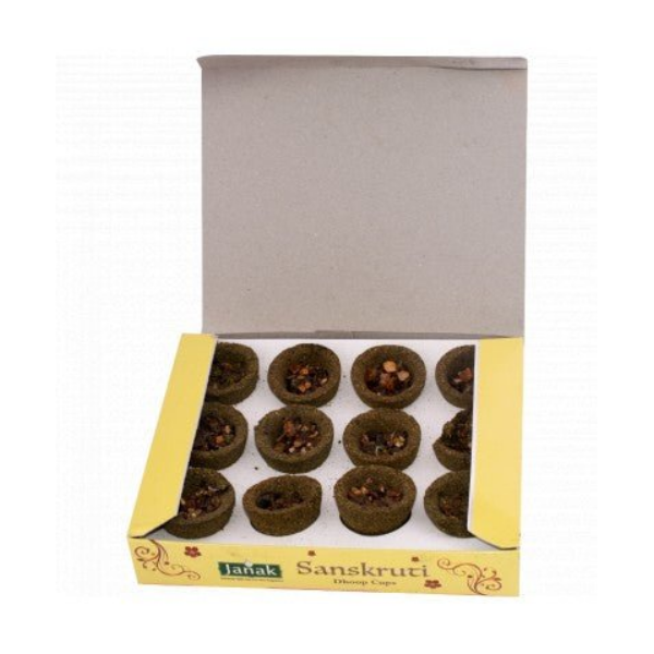 Sanskruti Gugal Dhoop Cup (12 Pieces)